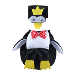 Penguin Dog Costume Halloween Dog Costume Penguin Pet Cosplay Clothes Walking Penguin Cute Cat Outfits Hat Halloween Christmas Cosplay Dress for Cat Dog Puppy Kitten