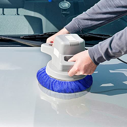 FONAROLL 5 to 6 Inch Car Polisher Pad Bonnet, 15Pcs Car Polishing Bonnet Buffing Pads, 10*Microfiber+5*Woollen