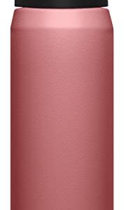 CamelBak Carry Cap Bottle - Vacuum Insulated Stainless Steel - Easy Carry, 25oz, Terracotta Rose