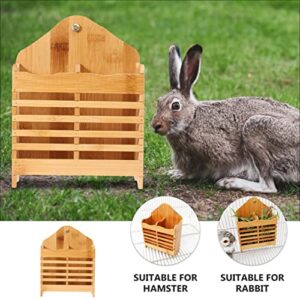 Mipcase Rabbit Hay Feeder, hay Food Manger Bunny hay Feeder Chinchilla hay Feeder Guinea Pig Hay