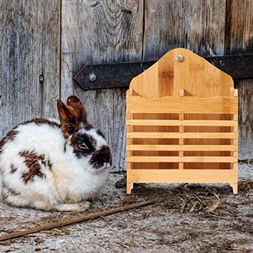 Mipcase Rabbit Hay Feeder, hay Food Manger Bunny hay Feeder Chinchilla hay Feeder Guinea Pig Hay