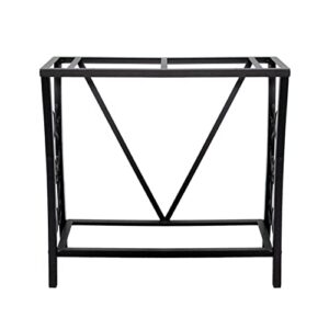 Aquatic Fundamentals 29 Gallon Metal Aquarium Stand, 30.3" L x 12.5" W, Black