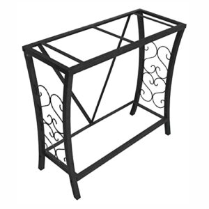 Aquatic Fundamentals 29 Gallon Metal Aquarium Stand, 30.3" L x 12.5" W, Black