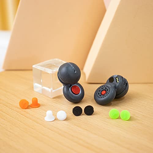 Zotech 5 Pair Noise Cancellation Ear Tips for Sony LinkBuds (Black, White, Green, Orange and Red)