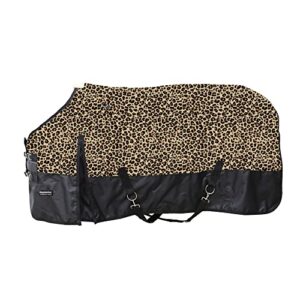 equisential 600d winter blanket (72", cheetah)