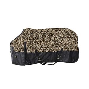 professional's choice 1200d winter blanket (68", cheetah)