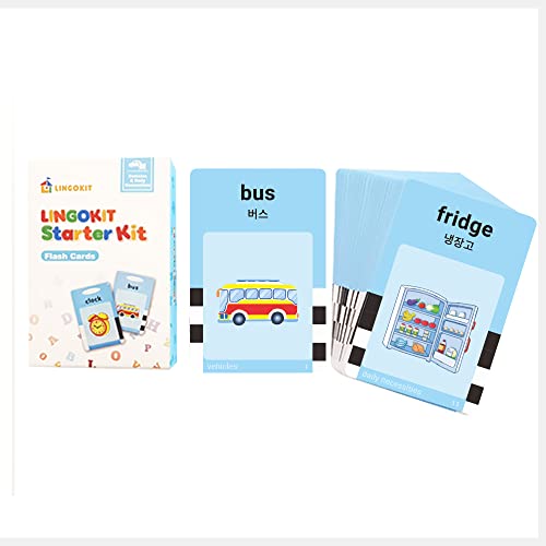 Talking Flashcards Korean Bilingual Interactive Flashcards for Learning English/Korean- Talking ABC, Numbers, Animals, Countries Educational Montessori Toy for Toddlers and Preschool Kids