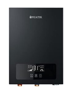 tankless water heater electric, sivuatek instant water heater on demand smart electric hot water heater tankless 18kw 240v, self-modulation hot water heater point of use v7b-180b
