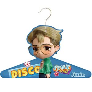 kpop merchandise official licensed k-pop merch - tinytan character clothes hanger with steel hook (jimin)