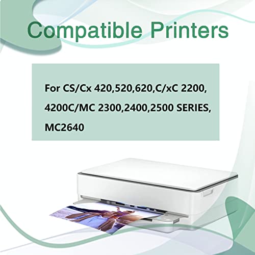 LLQQ Compatible for Lexmark 78C0W00 Waste Toner Container Works with CS421 CS521 CX421 CX522 CX622 420 520 620 2200 4200C 2300 2400 2500 MC2640 Printers Black 1-Pack