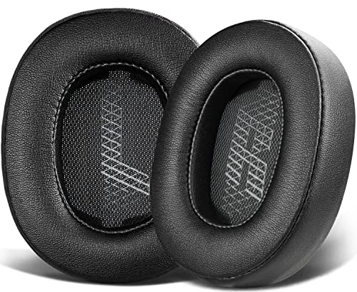 SOULWIT Professional Replacement Ear Pads for JBL Live 500BT/Live 500 BT Around-Ear Wireless Headphone, Earpads Cushions with Softer Protein Leather, Noise Isolation Foam - Black