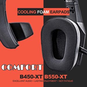 B450-XT B550-XT Kit Replacement Ear Pads Cushions - Compatible with B450 XT / B550 XT Headset I B450-XT/B550-XT Replacement Cushion Kit (Hybrid Cooling Gel Fabric)