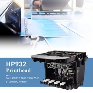 HP 932 Print Head Replacement Kit for HP Office Jet HP7612 7610 7110 7510 6100 6700,Printer Replacement Part, Replaceable Print Head