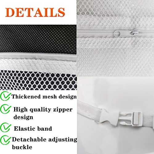 Jonnick Sneaker Dryering & Washing Machine Bag, Dryer for Shoes, Clothing & Laundry - Elastic Strap Adjuster for Most Dryers Machines Door in Laundry Room, Easy Installation(15.7x 15.7Inch)