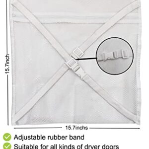 Jonnick Sneaker Dryering & Washing Machine Bag, Dryer for Shoes, Clothing & Laundry - Elastic Strap Adjuster for Most Dryers Machines Door in Laundry Room, Easy Installation(15.7x 15.7Inch)