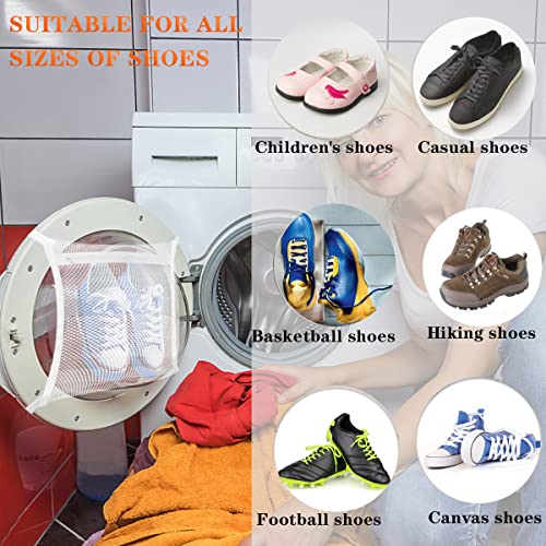 Jonnick Sneaker Dryering & Washing Machine Bag, Dryer for Shoes, Clothing & Laundry - Elastic Strap Adjuster for Most Dryers Machines Door in Laundry Room, Easy Installation(15.7x 15.7Inch)