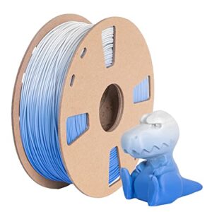 tronxy pla 3d printer filament 1.75mm color changing filament with temperature blue to white color change pla 1kg spool cardboard