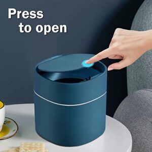 Business King Tiny Desk Trash Can with Lid 2 pcs & Trash Bag 360 pcs