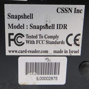 CSSN Snapshell IDR - ID scanner and ID card reader