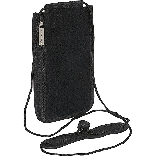 Travelon RFID Blocking Deluxe Boarding Pouch, Black, One Size