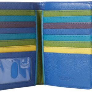 Travelon Safe Id Color Block Bi-Fold Tab Wallet, Black, One Size