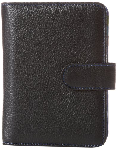 Travelon Safe Id Color Block Bi-Fold Tab Wallet, Black, One Size