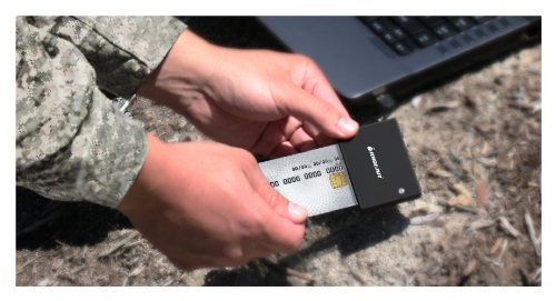 IOGEAR Portable Smart Card (CAC) Reader - TAA Compliant - Military - DOD - Government - Healthcare - Banking - Compatible Win, Mac OS and Linux - GSR203