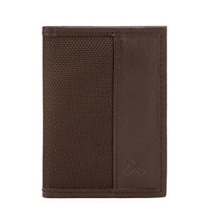 travelon rfid classic card case, brown, one size