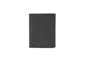 travelon safe id classic trifold wallet, black, one size