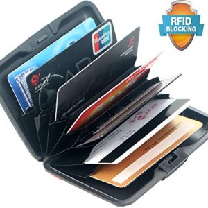 BOHONG RFID Credit Card Holder for Women Credit Card Case Business Card Holder Mini Slim Wallets for Women Men,7 Slots