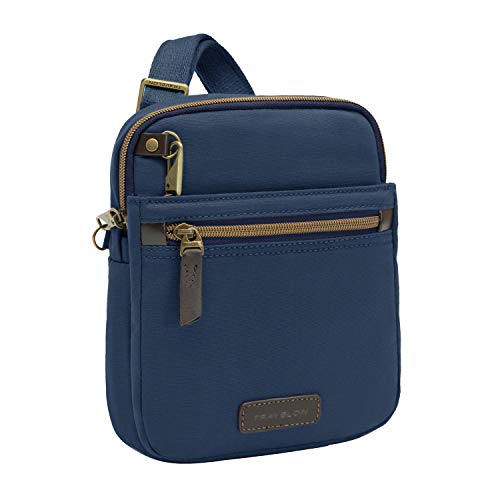 Travelon: Anti-Theft Courier Small N/s Slim Travel Bag - Navy