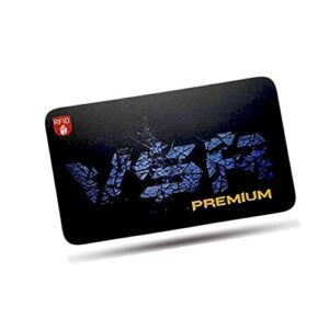 credit card protector by vsr premium rfid blocking shield passport debit ids nfc fraud guard contactless scam scanner data copier signal vault safe block cloning pickpocket hack proof fits any wallet