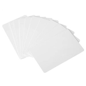 blank white pvc cards plastic, contactless 125khz smart rfid proximity id card read-only access card (100pcs/set)