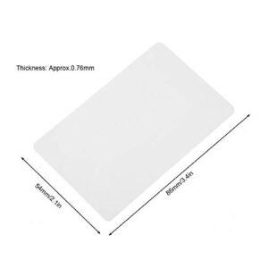 Blank White PVC Cards Plastic, Contactless 125kHz Smart RFID Proximity ID Card Read-only Access Card (100pcs/Set)