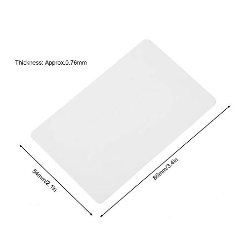 Blank White PVC Cards Plastic, Contactless 125kHz Smart RFID Proximity ID Card Read-only Access Card (100pcs/Set)