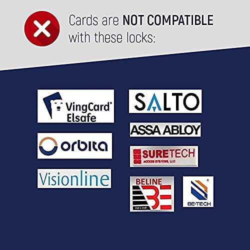 MIFARE Classic 1K RFID Smart Cards (1,000 Pack) 13.56MHz ISO14443A Blank RFID Hotel Key Cards Printable (no mag Stripe) (1000)