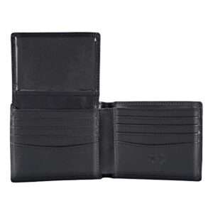 lvcretivs leather bifold wallet for men full grain leather rfid blocking wallet with 2 id windows