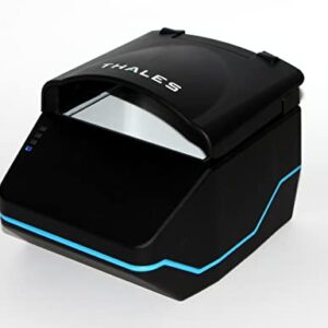 Thales (Formerly Gemalto) QS2000 Durable Full Page Compact Document, Passport Reader, ID Scanner for Hotels, Casinos, Liquor Stores, Bars, Night Clubs. Includes MRZ, Image Capture & Barcode Reader