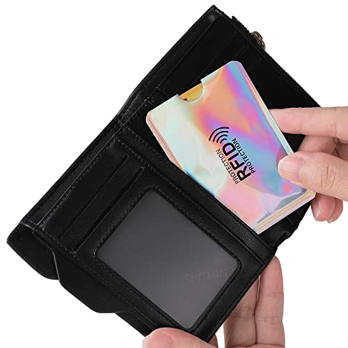 Prasacco 24 Pcs RFID Blocking Sleeves Credit Card Sleeves Set Card Protector Identity Anti Theft Passport Protectors for Women Men