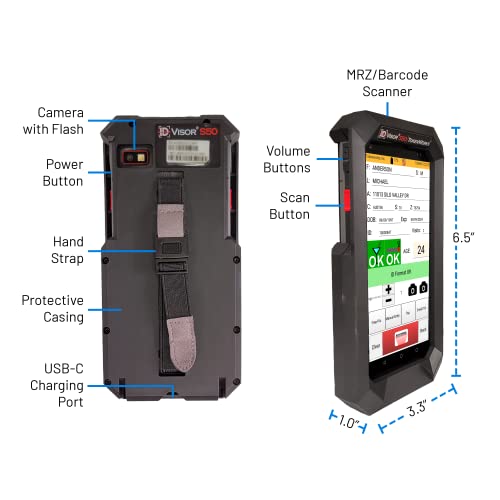 IDVisor ID Scanner Dual Handheld Stand Bundle