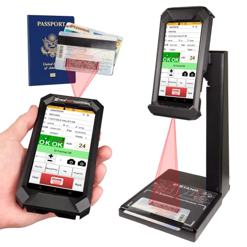 IDVisor ID Scanner Dual Handheld Stand Bundle