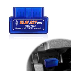 mini elm327 obdii car auto diagnostic scanner, car professional bluetooth scan tool and code reader for android windows