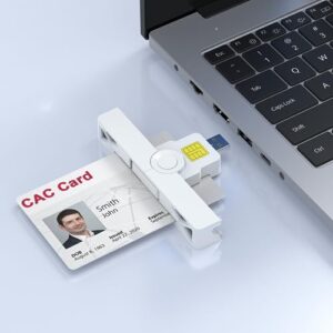 usb smartfold type a cac reader, usb a dod military usb common access cac smart card reader and id cac card reader,compatible with mac os, windows,linux(mini foldable and portable type a) new