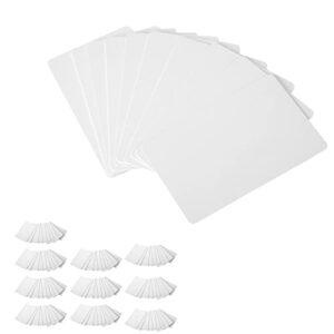plastic white plastic card 100pcs set contactless 125khz smart proximity id card read on ly access card em4100