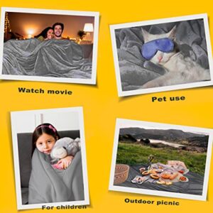 LaSyL Super Big Fleece Blanket - Oversized King 120"x120", Soft Cozy Extra Large 300GSM Flannel Blanket for Couch, Bed, Sofa, Camping, California Warm Blanket All Season