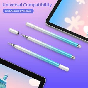 Stylus Pens for Touch Screens, 2 in 1 High Precision Magnetic Disc Universal Stylus Pen for iPad Compatible with All Touch Screens