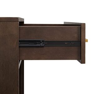 Crosley Furniture Juno Record Storage Cube Bookcase, Dark Brown