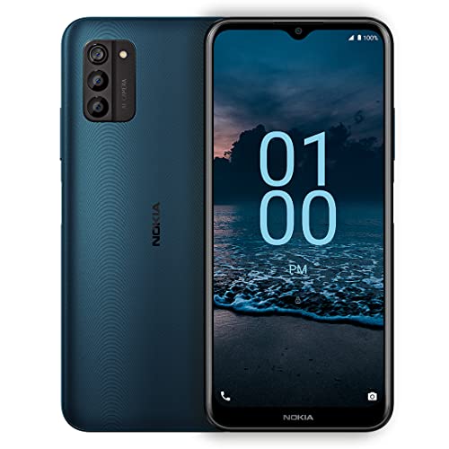 Nokia G100 | Verizon, T-Mobile, AT&T | Android 12 | Unlocked Smartphone | 2-Day Battery | US Version | 3/32GB | 6.52-Inch Screen | 13MP Triple Camera | Polar Night