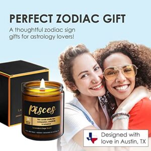 Pisces Candle, Zodiac Candles, Zodiac Signs Pisces Candles Women, Pisces Astrology Gifts for Women, Lovers Pisces Zodiac Stuff, Pisces Gifts for Women, Pisces Birthday Candle, Zodiac Gifts for Women