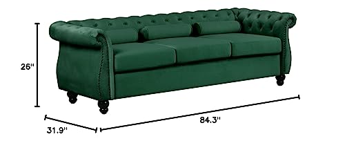 LifeStyle Solutions Fontana Sofa, Green